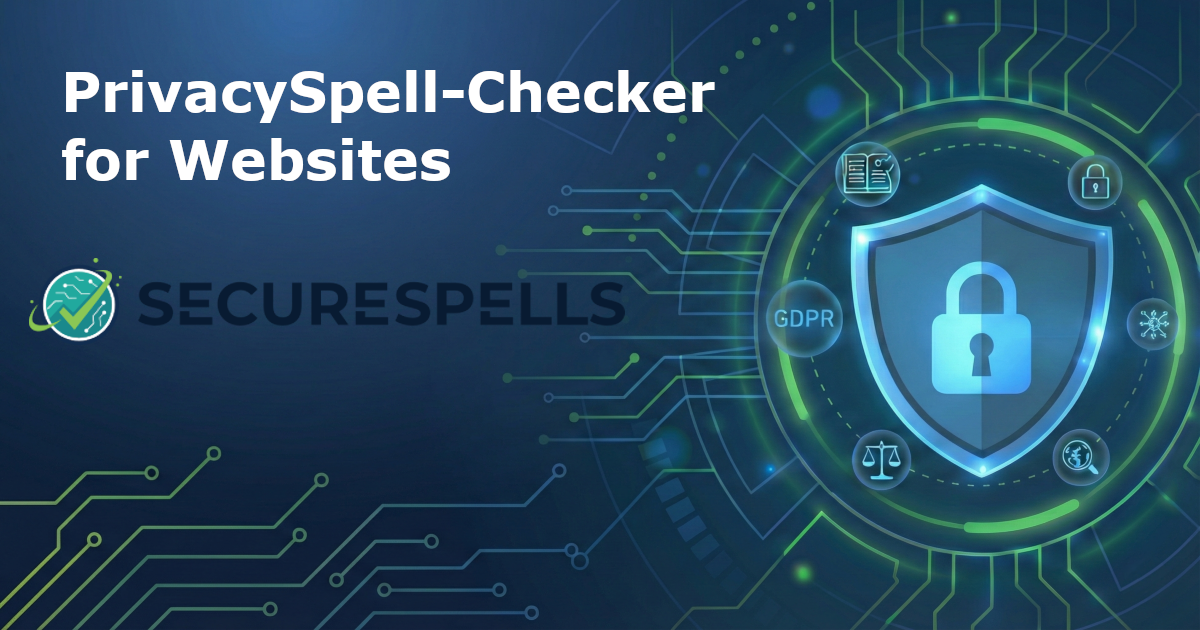 SecureSpells – Automated GDPR & Privacy Audit