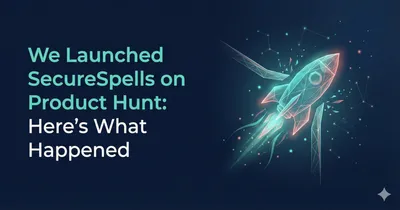 SecureSpells Product Hunt launch: #22 Product of the Day